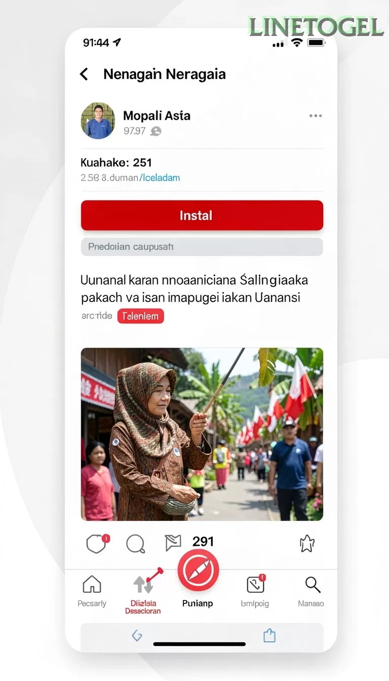 Cuplikan layar IOSBET — halaman utama