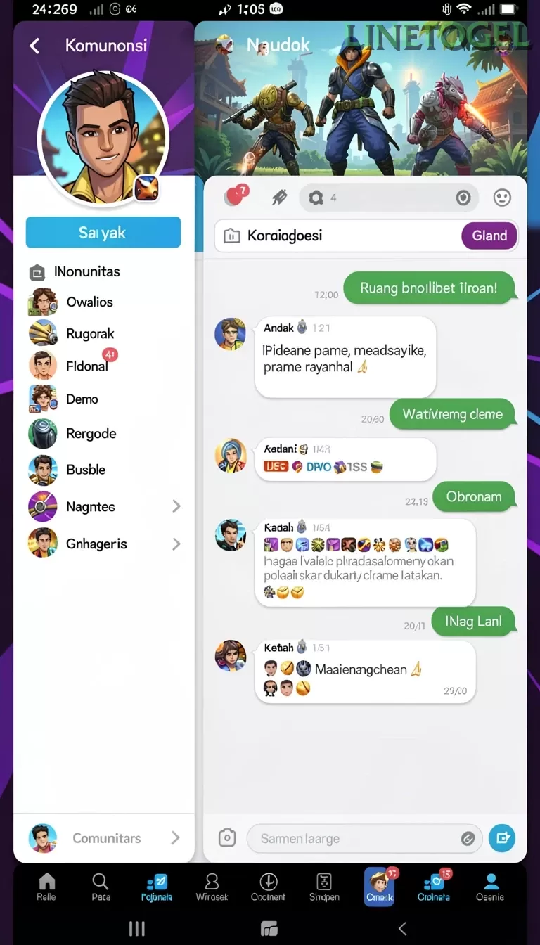 Cuplikan layar ISOTOTO — pengaturan akun